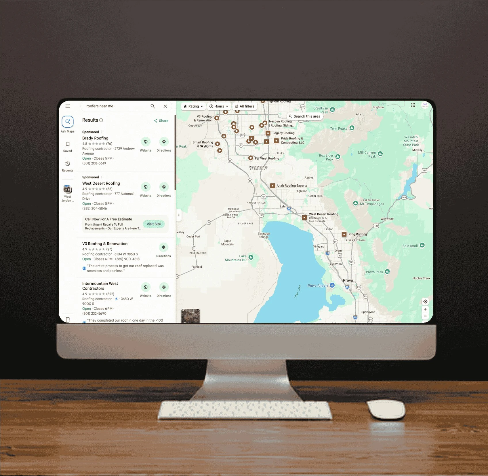 I build sites that tell Google exactly where you are and who you serve.